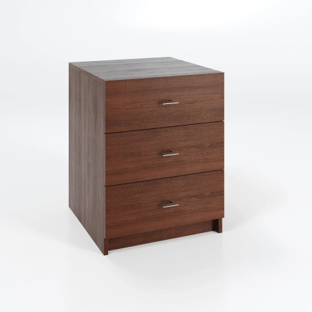 Kontener do biurka bez intarsji dąb kasztanowy CUBE