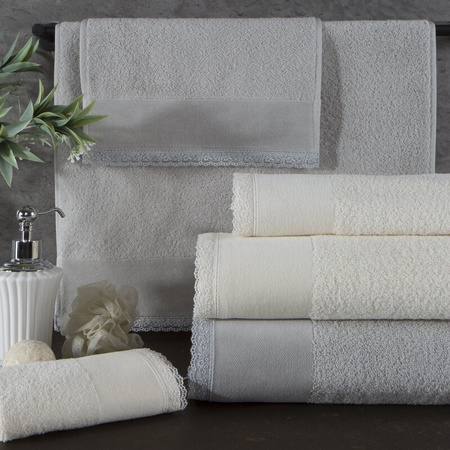 RĘCZNIK EMI (03) 70 X 140 CM SREBRNY