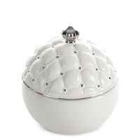 POJEMNIK DEKORACYJNY O 17 X 20 CM BIAŁY