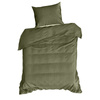 KOMPLET POŚCIELI SATYNOWEJ VERA 160 X 200 CM OLIWKOWY
