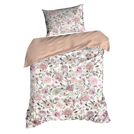 KOMPLET POŚCIELI SATYNOWEJ SPRING 57 160 X 200 CM BIAŁY