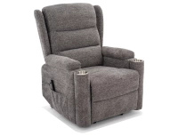 Fotel rozkładany Minos Raven szary