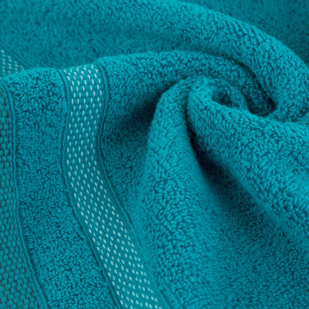 RĘCZNIK RIKI (10) 70 X 140 CM JASNOTURKUSOWY