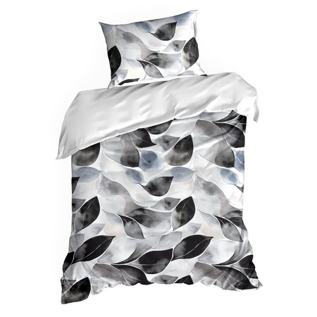 KOMPLET POŚCIELI SATYNOWEJ SPRING 75 140 X 200 CM BIAŁY