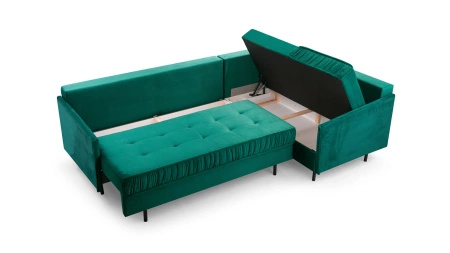 Narożnik ALASKAN 281x177 cm z funkcją spania