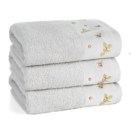 RĘCZNIK DALIA (02) 70 X 140 CM SREBRNY