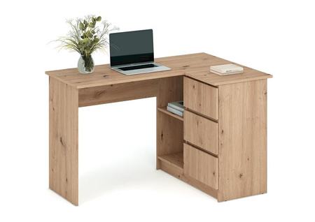 BEGA biurko, dąb artisan (2p=1szt)