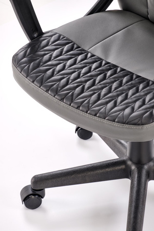 BJORN fotel obrotowy czarno-popielaty