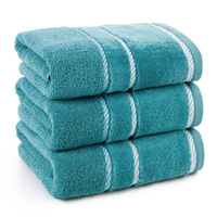 RĘCZNIK NEL (08) 70 X 140 CM CIEMNOTURKUSOWY