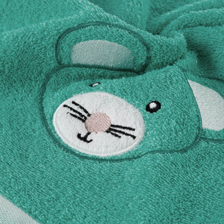 RĘCZNIK DZIECIĘCY BABY71 70 X 140 CM MIĘTOWY