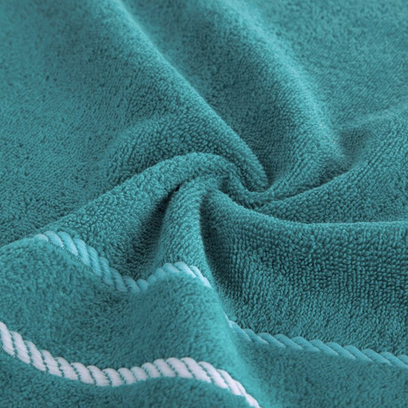 RĘCZNIK NEL (08) 70 X 140 CM CIEMNOTURKUSOWY