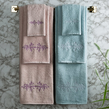 RĘCZNIK KAMELIA 56 X 36 X 7 CM PUDROWY RÓŻ