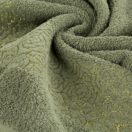 RĘCZNIK IRIS (07) 70 X 140 CM CIEMNOZIELONY