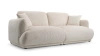 Nowoczesna sofa do salonu Chacco 206x102 cm z poduchami, tapicerowane plecy