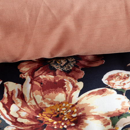 KOMPLET POŚCIELI SATYNOWEJ SPRING 79 140 X 200 CM CZARNY