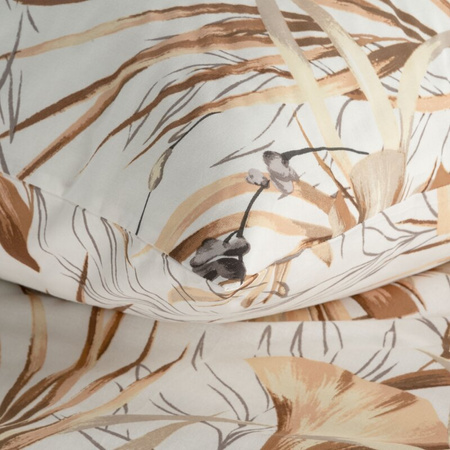 KOMPLET POŚCIELI BAWEŁNIANEJ POLA 220 X 200 CM BIAŁY