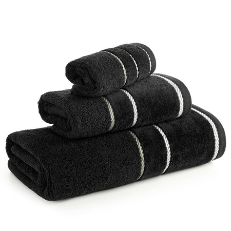 RĘCZNIK NEL (10) 70 X 140 CM CZARNY