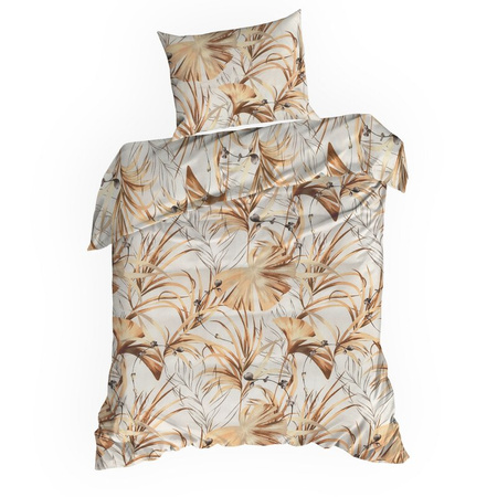 KOMPLET POŚCIELI BAWEŁNIANEJ POLA 220 X 200 CM BIAŁY