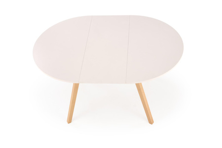 RUBEN stół kolor blat - kaszmir, nogi - naturalny (102-142x102x75 cm) (2p=1szt)