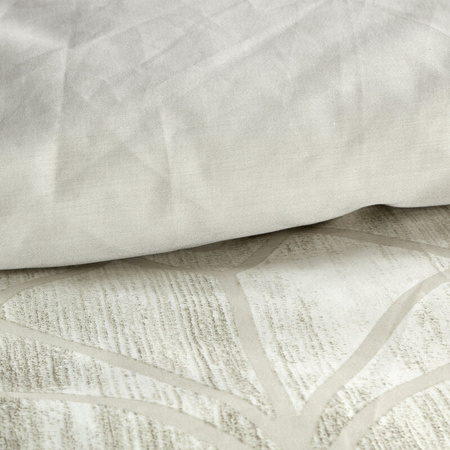 KOMPLET POŚCIELI BAWEŁNIANEJ ADELL 160 X 200 CM BEŻOWY