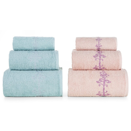 RĘCZNIK KAMELIA 56 X 36 X 7 CM PUDROWY RÓŻ