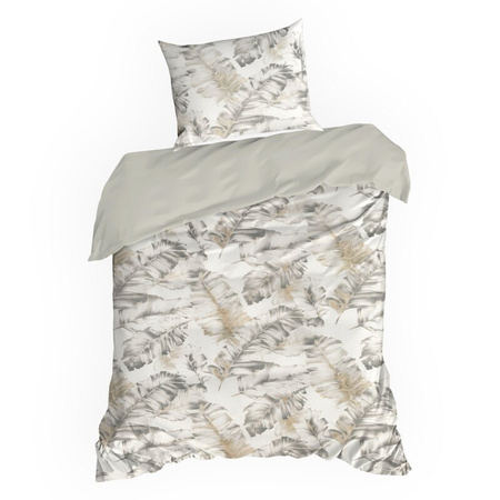 KOMPLET POŚCIELI BAWEŁNIANEJ LAYLA 160 X 200 CM BIAŁY