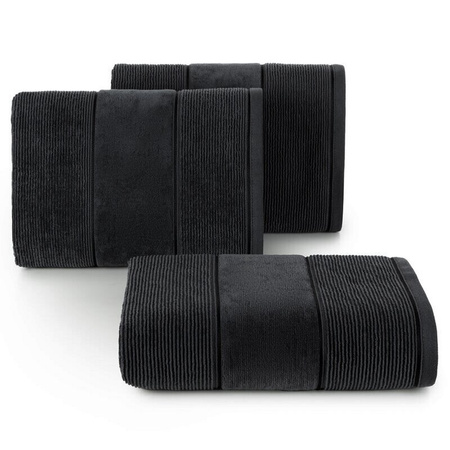 RĘCZNIK EMMA (13) 70 X 140 CM CZARNY