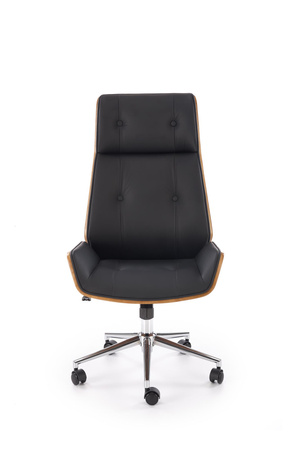 WEBSTER fotel gabinetowy orzechowy/czarny