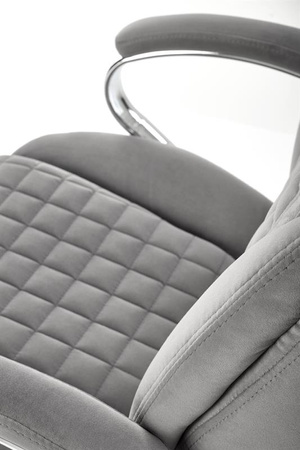 KING 2 fotel gabinetowy, tkanina popielaty (1p=1szt)