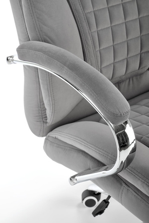 KING 2 fotel gabinetowy, tkanina popielaty (1p=1szt)