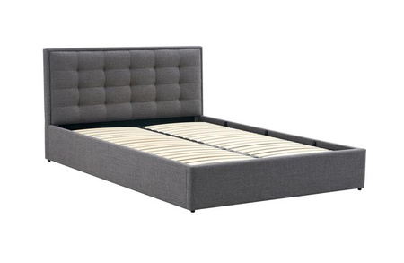 PADVA 140cm łóżko z pojemnikiem popielaty (2p=1szt)