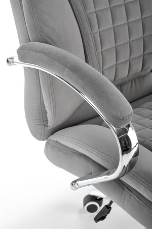 KING 2 fotel gabinetowy, tkanina popielaty (1p=1szt)