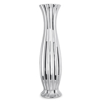 WAZON DEKORACYJNY FELIX (01) 20 X 20 X 78 CM SREBRNY