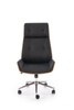 WEBSTER fotel gabinetowy orzechowy/czarny