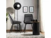 Zestaw 4 krzeseł Agat Velvet ciemny szary