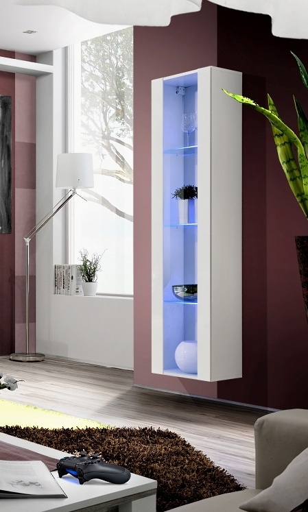 Fly witryna 41 biały/biały połysk - widok frontalny