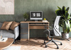 CINO biurko, dąb artisan / grafitowy (2p=1szt)