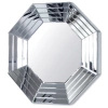 Lustro ośmiokątne Fantuzzi 100/100cm w dekoracyjnej lustrzanej ramie