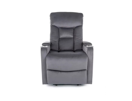 Fotel rozkładany Ikar szary