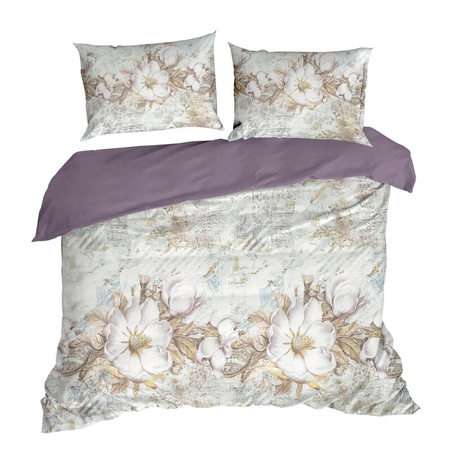 KOMPLET POŚCIELI SATYNOWEJ SPRING 26 220 X 200 CM JASNOKREMOWY