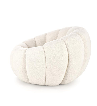 GASPAR fotel wypoczynkowy kremowy (1p=1szt)