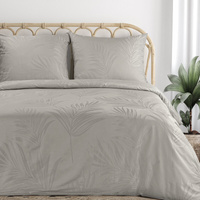 KOMPLET POŚCIELI ŻAK 220 X 200 CM SZAROBEŻOWY