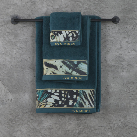 RĘCZNIK EVA 15 50 X 90 CM CIEMNOTURKUSOWY