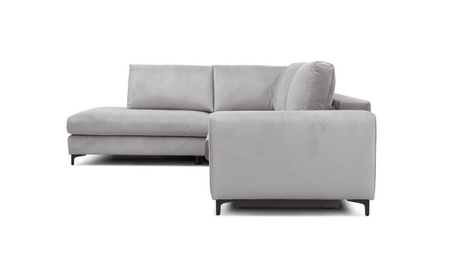 Narożnik Moon Set 1 302x235 cm szary z funkcją spania BEFAME