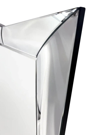 Lustro prostokątne Villio 80/120cm w wypukłej lustrzanej ramie