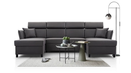 Narożnik MORIS U 296x161 cm z funkcją spania