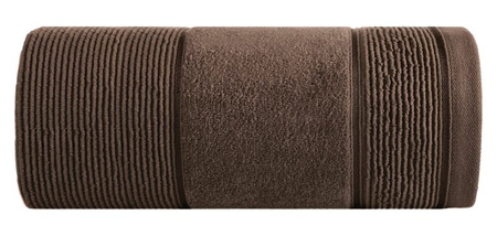 RĘCZNIK EMMA (12) 70 X 140 CM BRĄZOWY