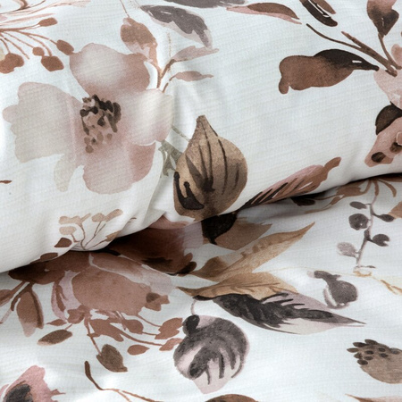 KOMPLET POŚCIELI SATYNOWEJ SPRING 76 140 X 200 CM BIAŁY