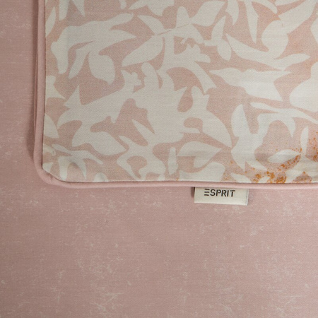 KOMPLET POŚCIELI ESPRIT 01 160 X 200 CM PUDROWY RÓŻ