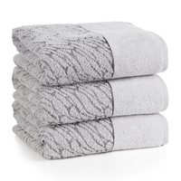 RĘCZNIK NOLA (02) 70 X 140 CM SREBRNY